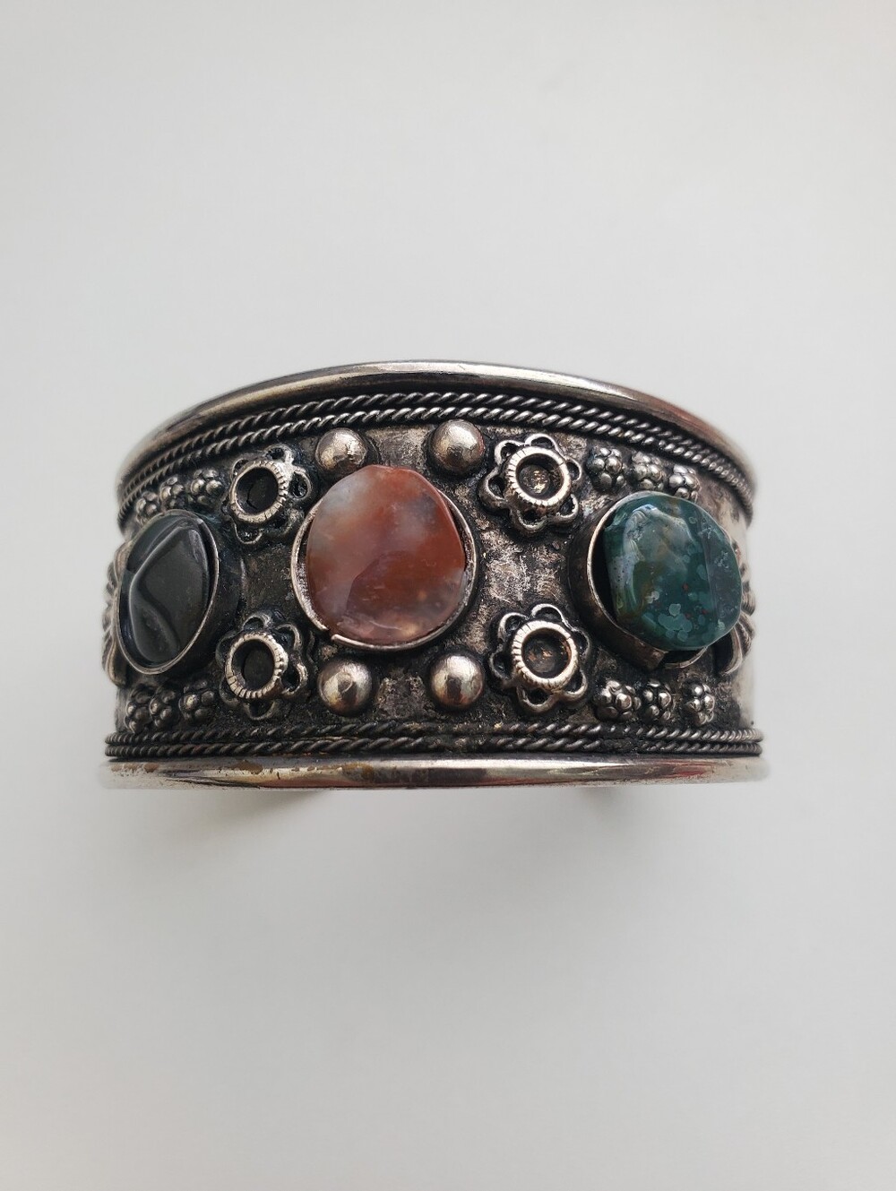 Boho Stone Cuff Bracelet
